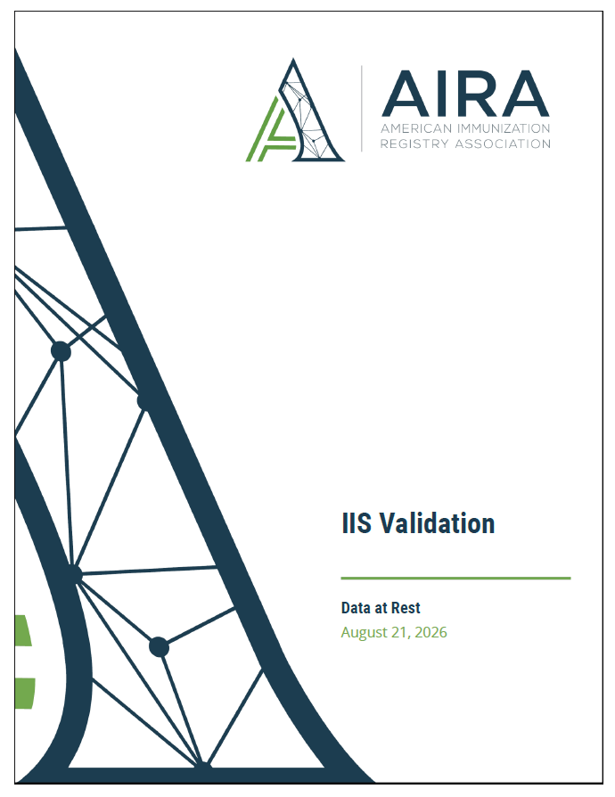 IIS validation measures and tests document related to Data at Rest