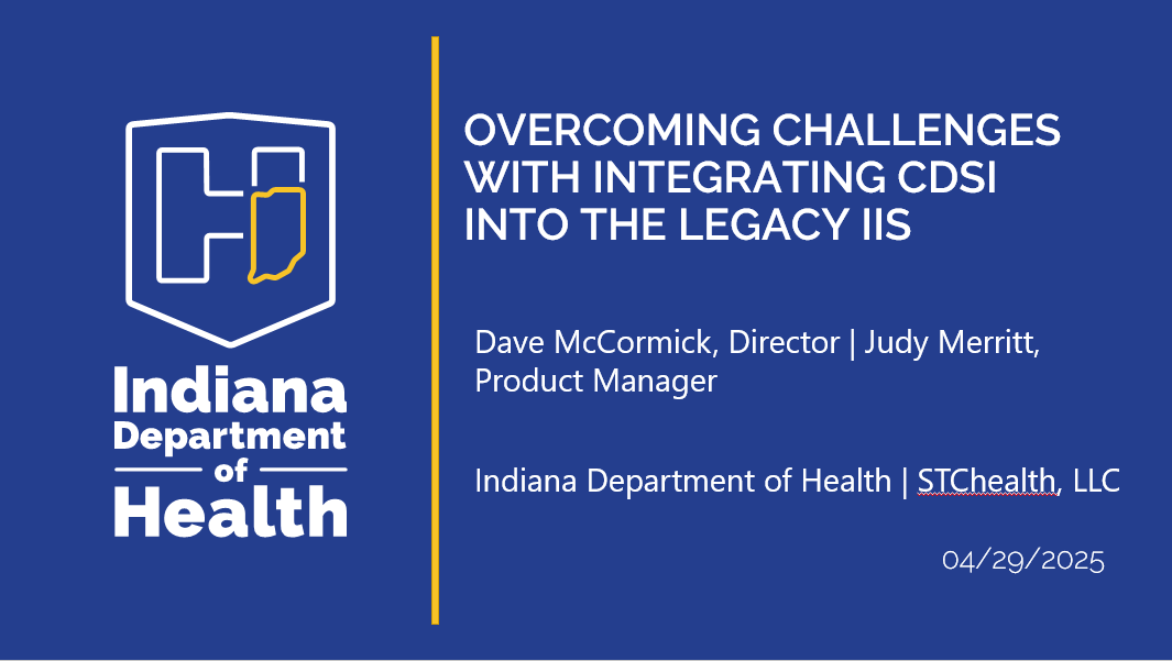 Overcoming Challenges with Integrating CDSi into the Legacy IIS