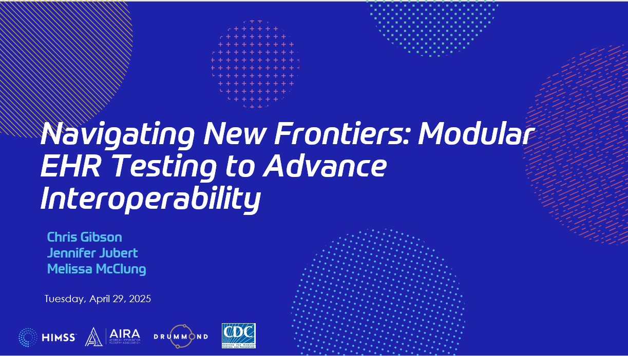 Navigating New Frontiers: Modular EHR Testing to Advance Interoperability