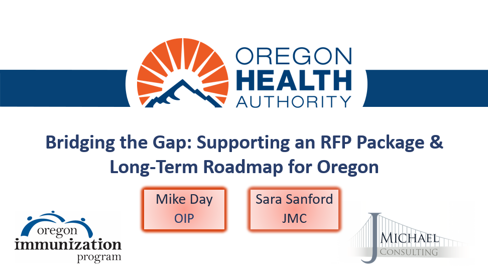 Bridging the Gap: Supporting an RFP Package & Long-term Roadmap for Oregon