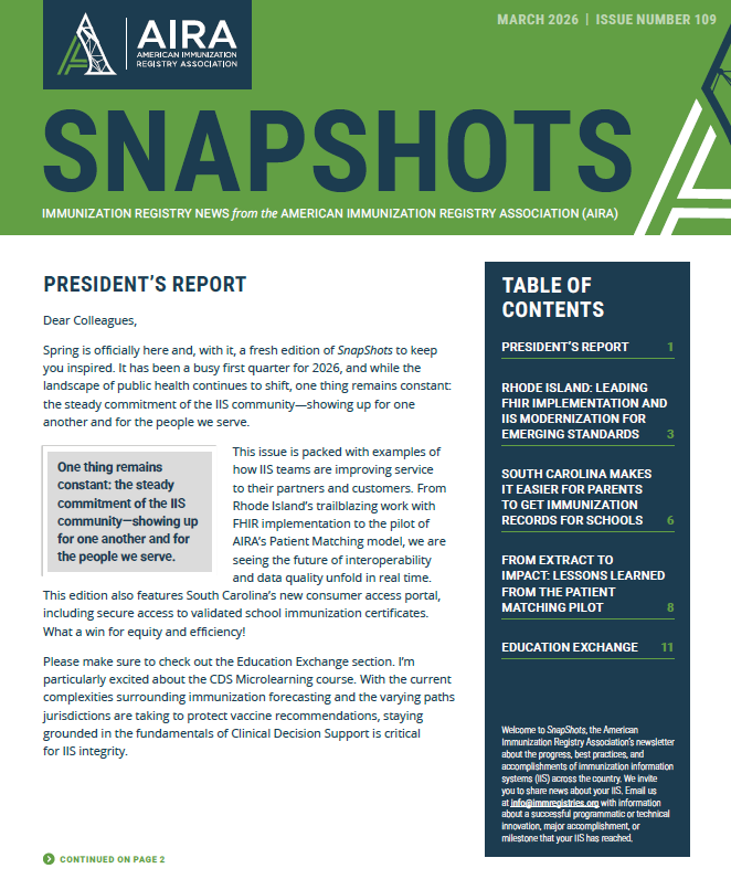SnapShots: March 2026