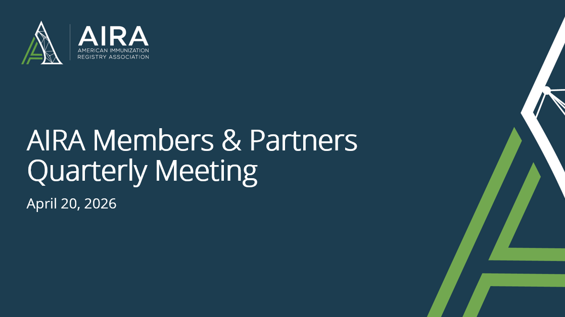 AIRA Members and Partners Meeting: April 2026