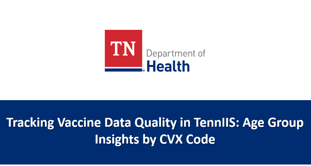 Tracking Vaccine Data Quality in TennIIS: Age Group Insights by CVX Code