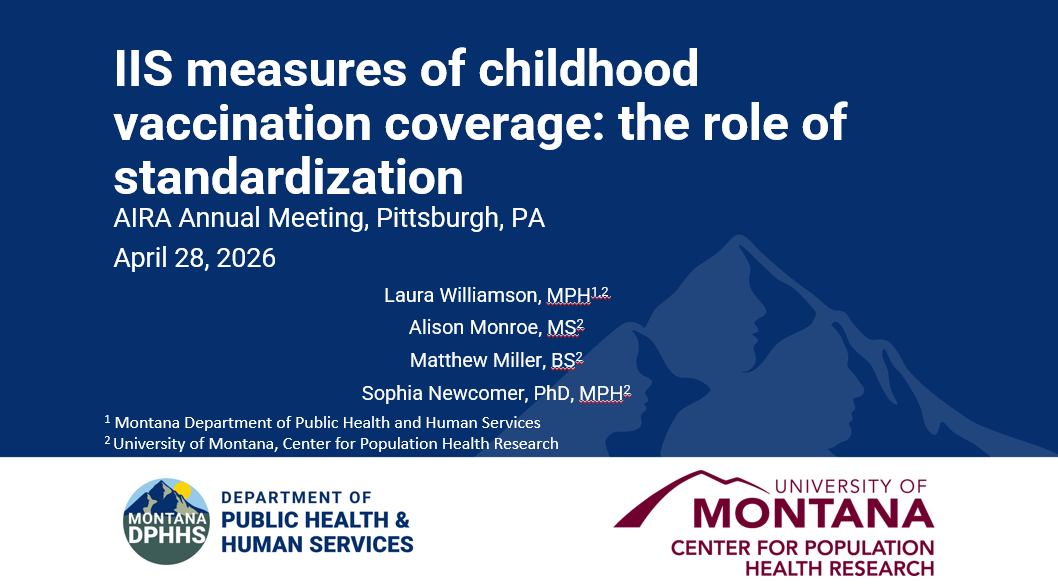 IIS Measures of Childhood Vaccination Coverage: The Role of Standardization