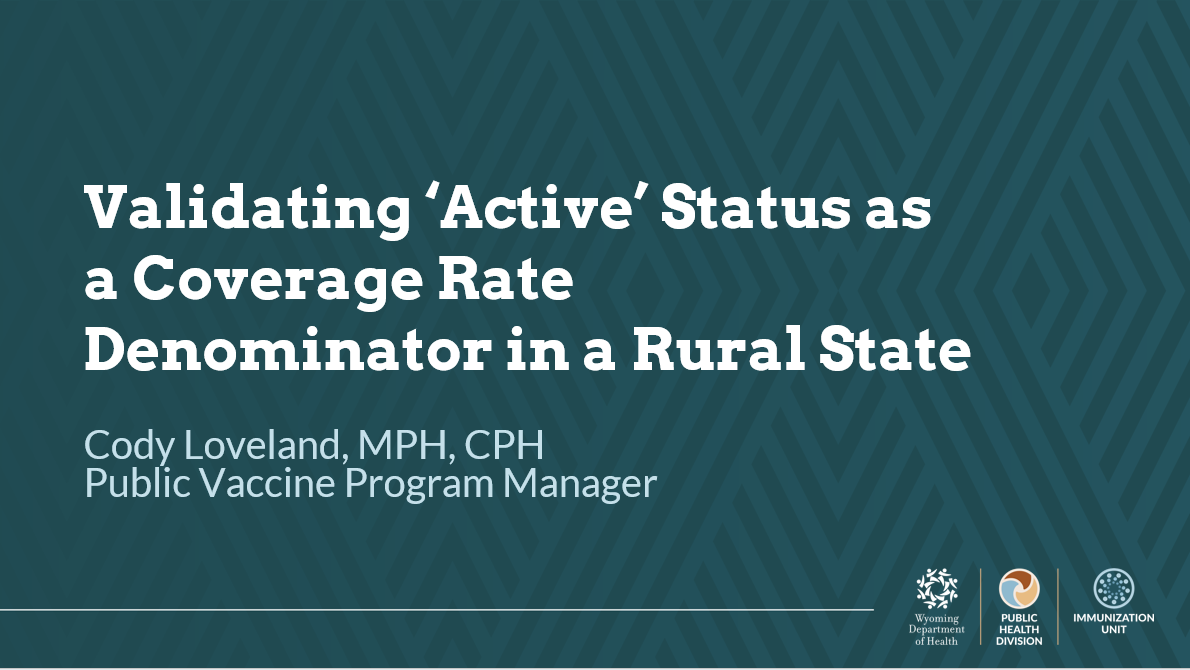 Validating ‘Active’ Status as a Coverage Rate Denominator in a Rural State