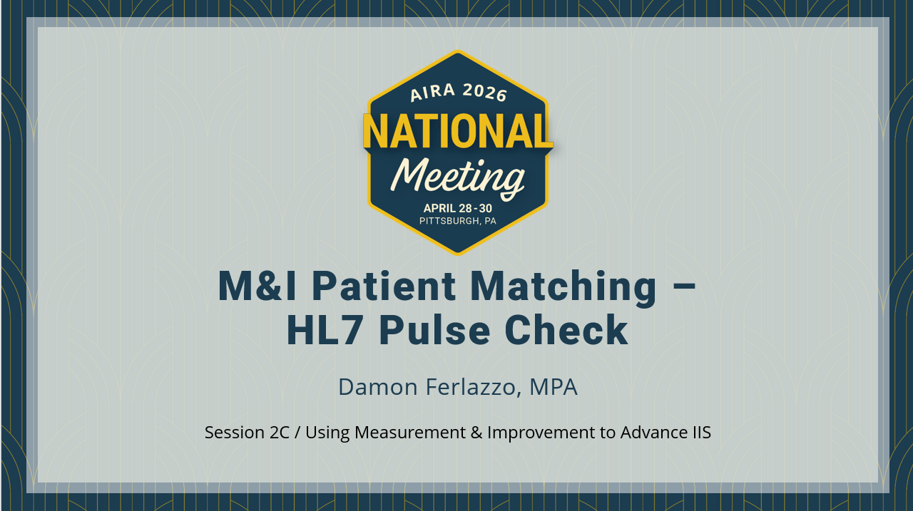 M&I Patient Matching Pulse Check