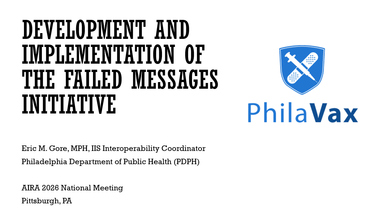 Development and Implementation of the Failed Messages Initiative