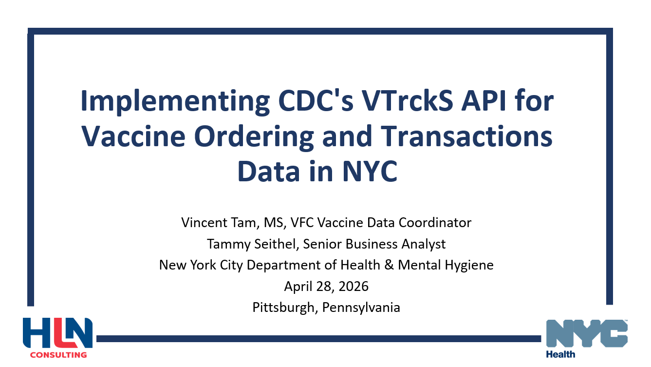 Implementing VTrcks API for Vaccine Ordering and Transactions Data in NYC