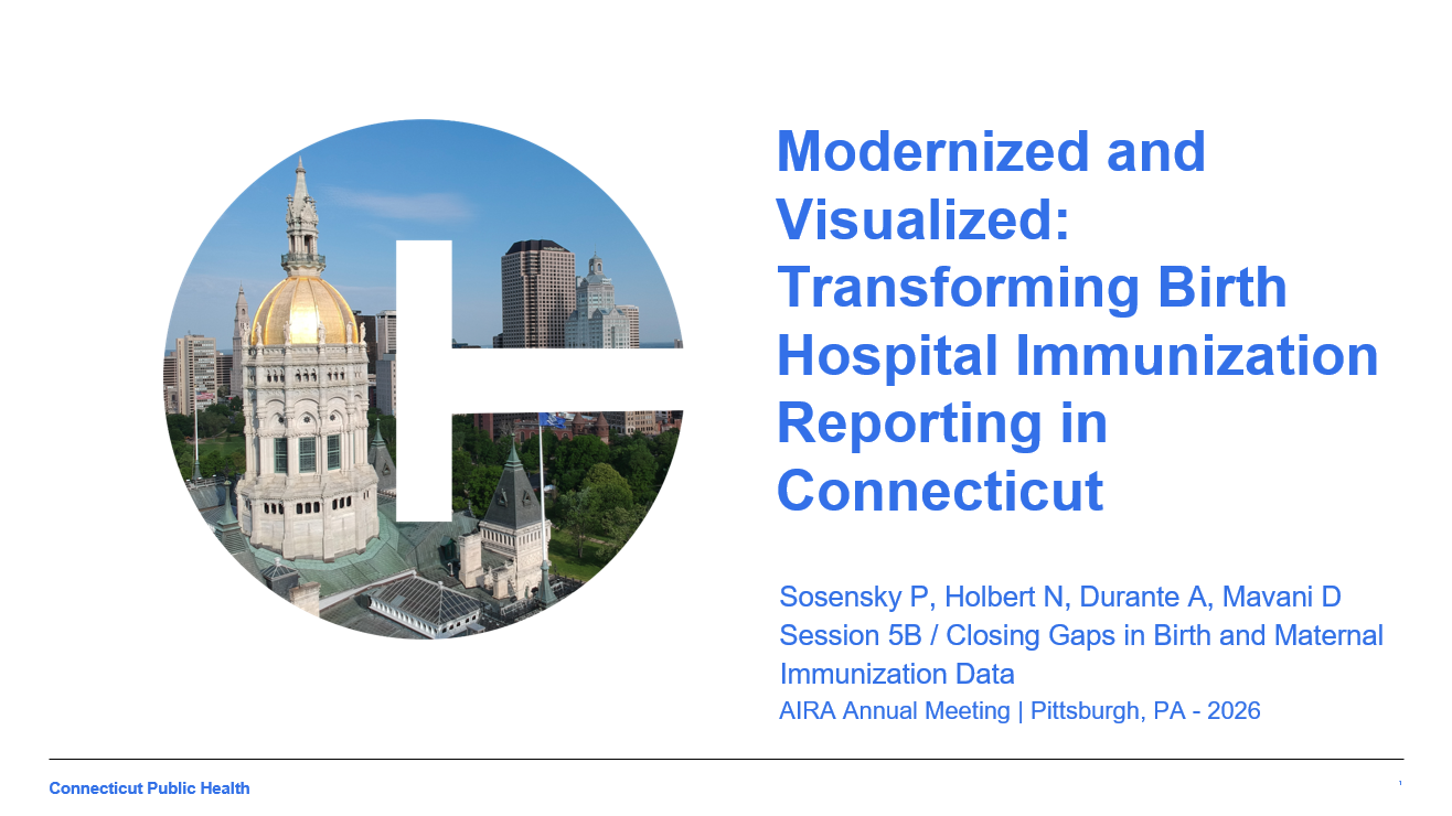 Improving Birth Hospital Immunization Data in Connecticut