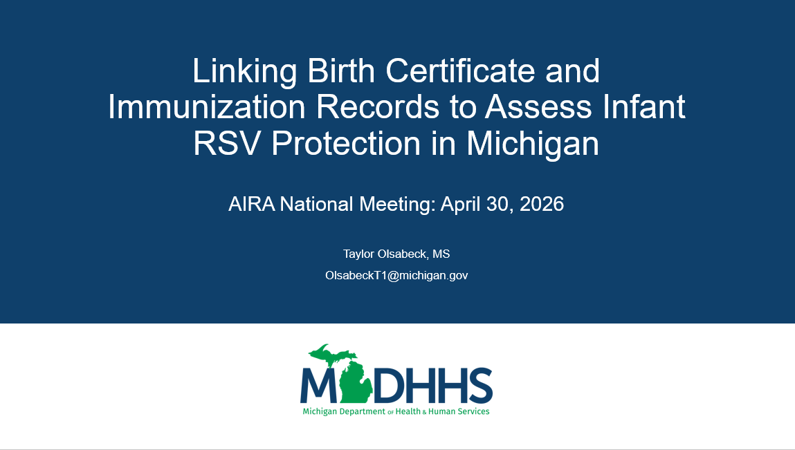 Linking Birth and Immunization Records to Measure Infant RSV Protection