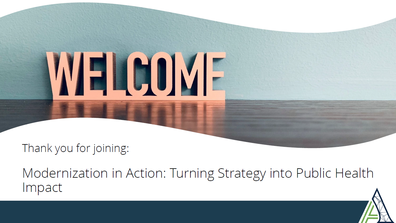 Envision Webinar | Modernization in Action: Turning Strategy into Public Health Impact