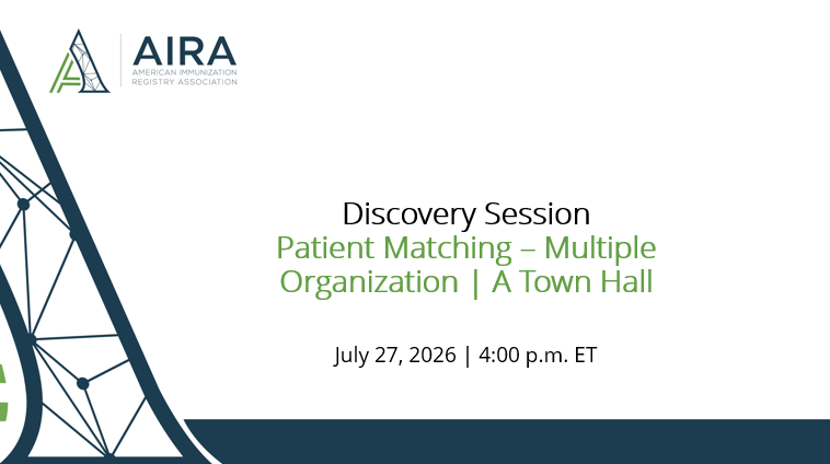 Discovery Session: Patient Matching – Multiple Organization | A Town Hall
